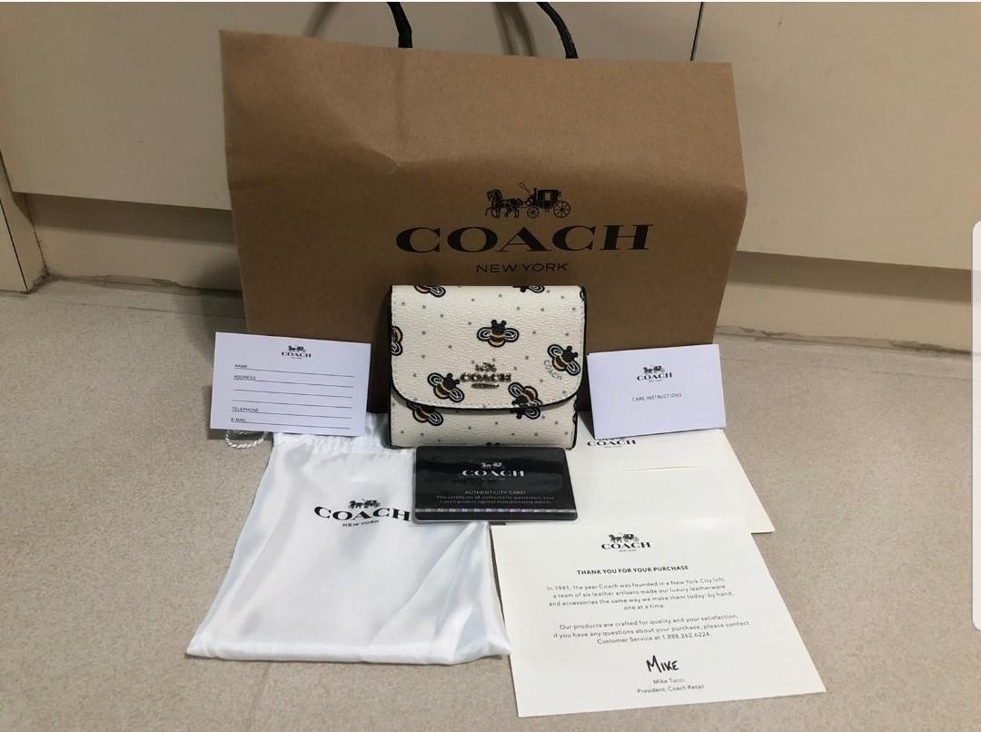 Coach bumble bee wallet outlet