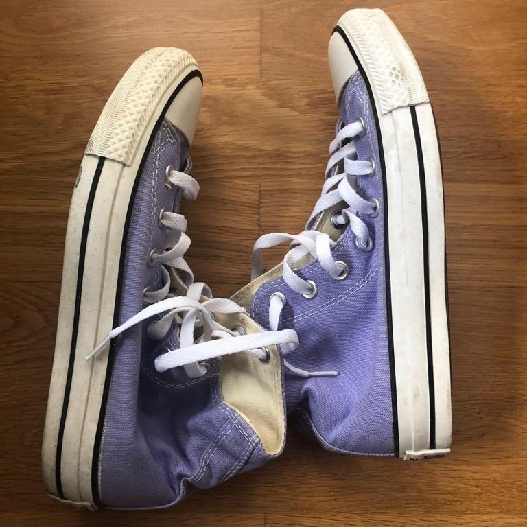 Converse All Star Lavender Glow Sneakers M5 W7 Women s Fashion