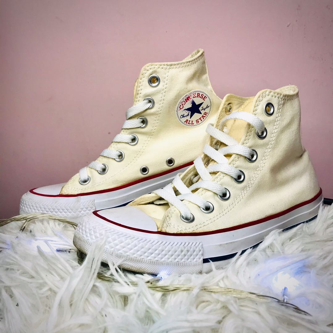 Converse high sale cut cream