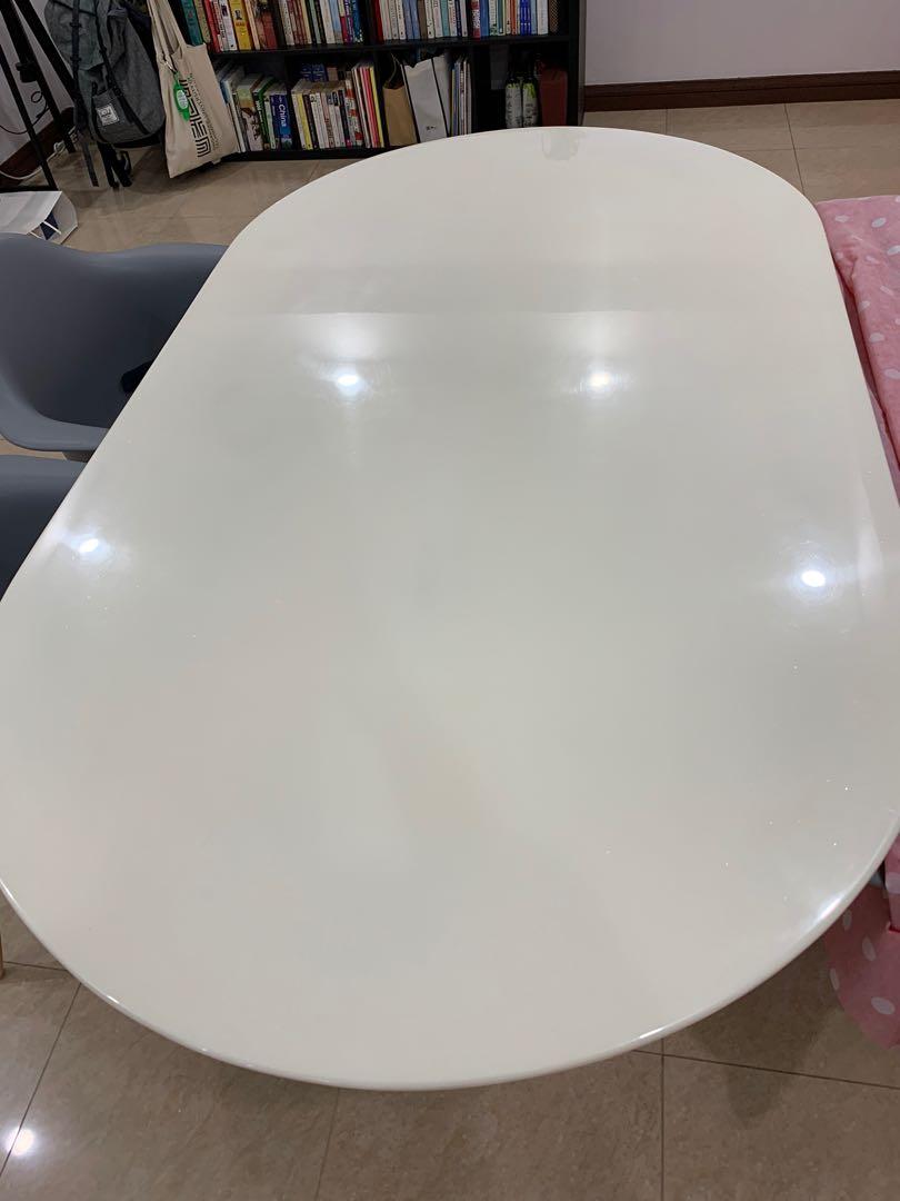 Custom Made Quartz Dining Table Set, Furniture & Home Living, Furniture, Tables & Sets on Carousell