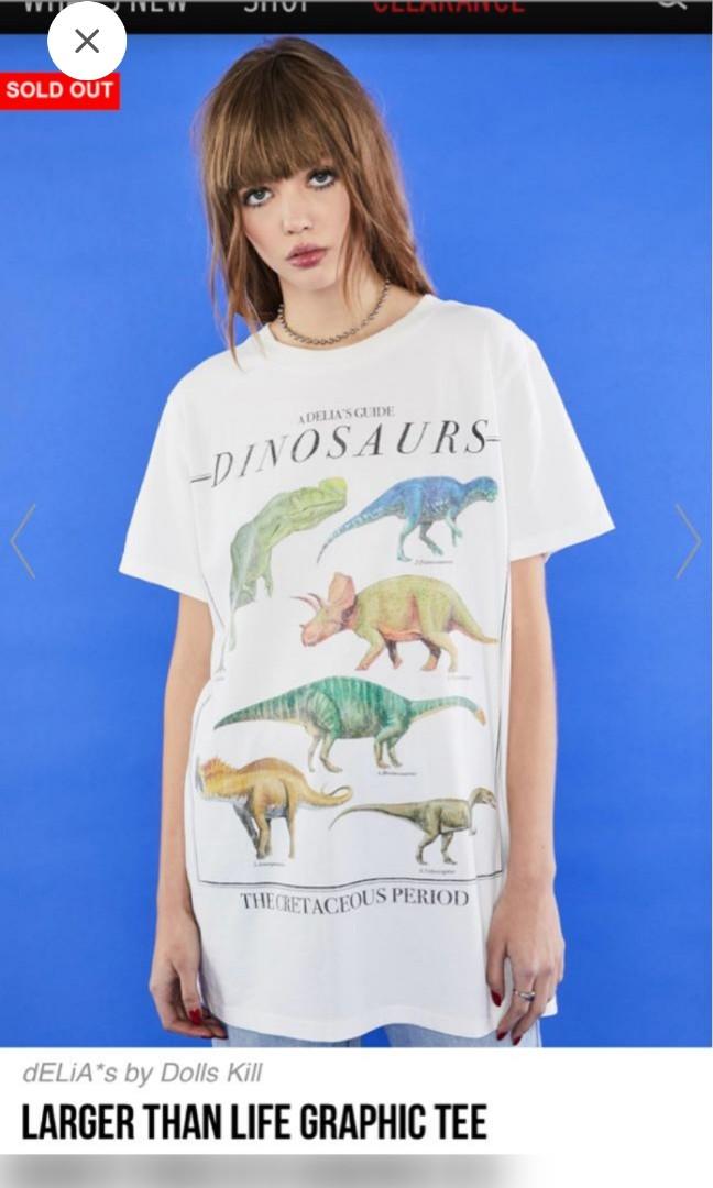 Delia S Larger Than Life Graphic Tee Women S Fashion Clothes Tops On Carousell Graphic tees offers great service and product, my daughter inlaw loved her rotti mum tshirt. carousell