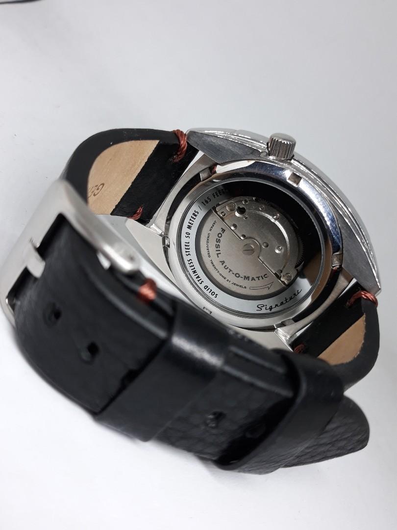 Fossil signature automatic hot sale