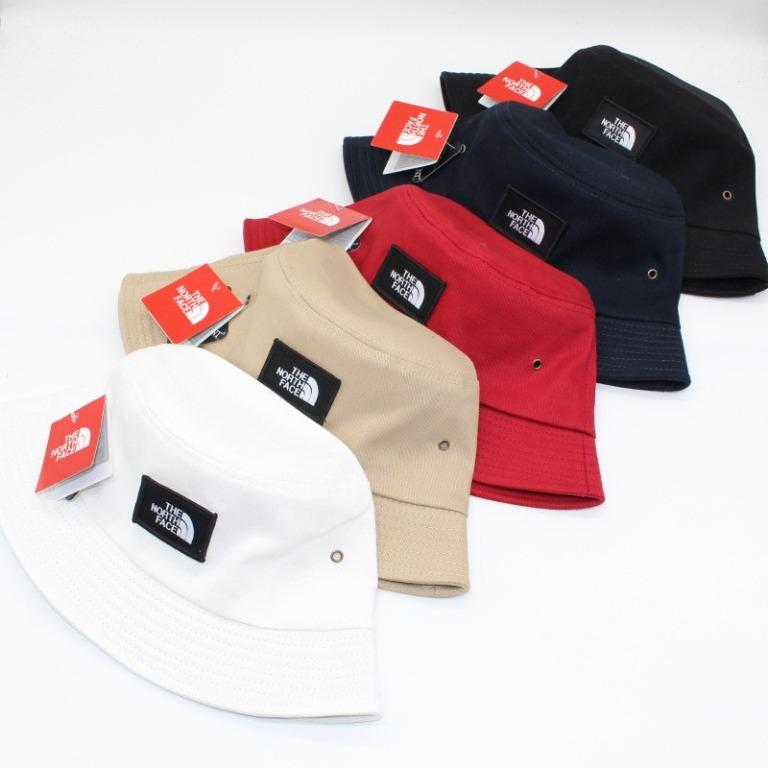 north face bucket hat white