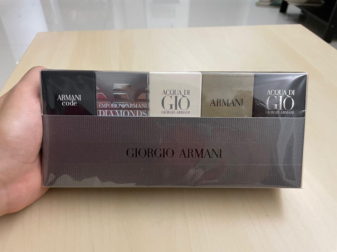 Giorgio Armani Travel Exclusive Miniature Collection 5 Piece Beauty Personal Care Fragrance Deodorants on Carousell