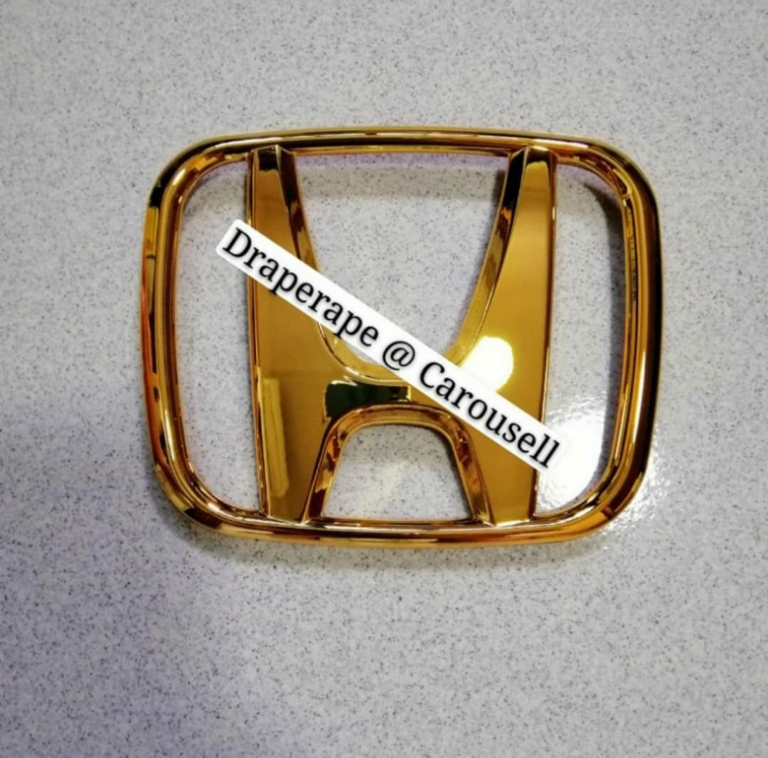 Gold / Gloss Black / Red / Carbon Fiber Emblem for ALL Honda 