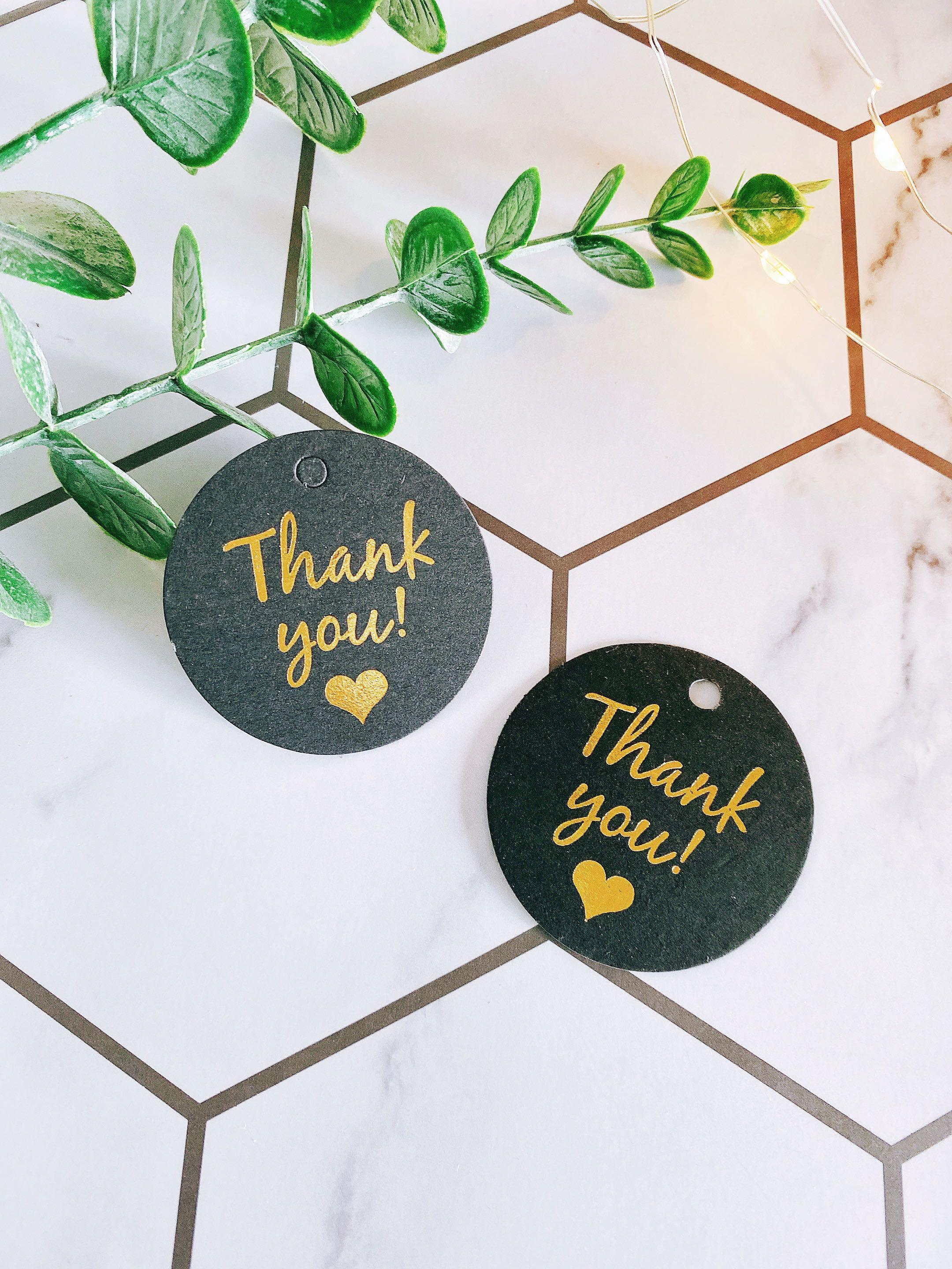 Gold Embossed Black Kraft Paper Card Round Shaped Gift Label Tag Berkat Packaging With Thank You Wording Heart Furniture Home Living Kitchenware Tableware Towels Napkins Holders On Carousell<script async src=