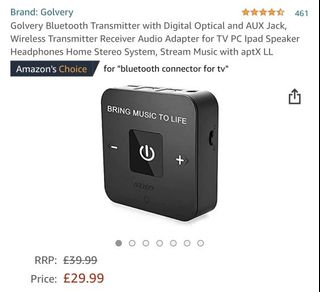 Wireless audio transmitter For Sale Headphones Headsets