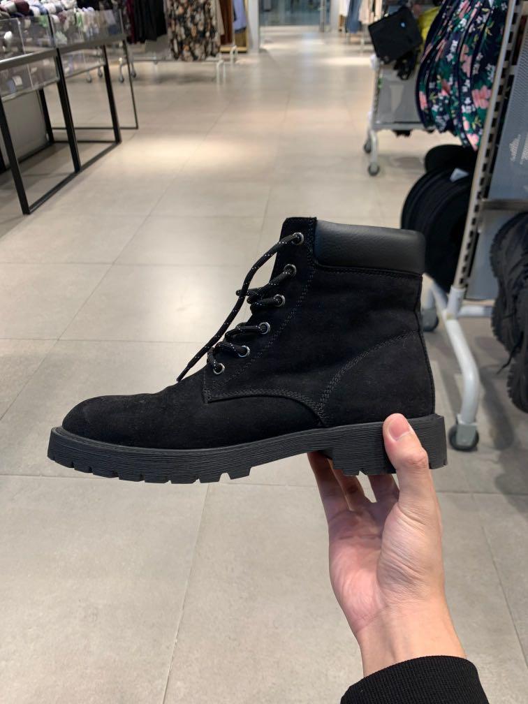 H M mens boots size 42 Men s Fashion Footwear Boots on Carousell