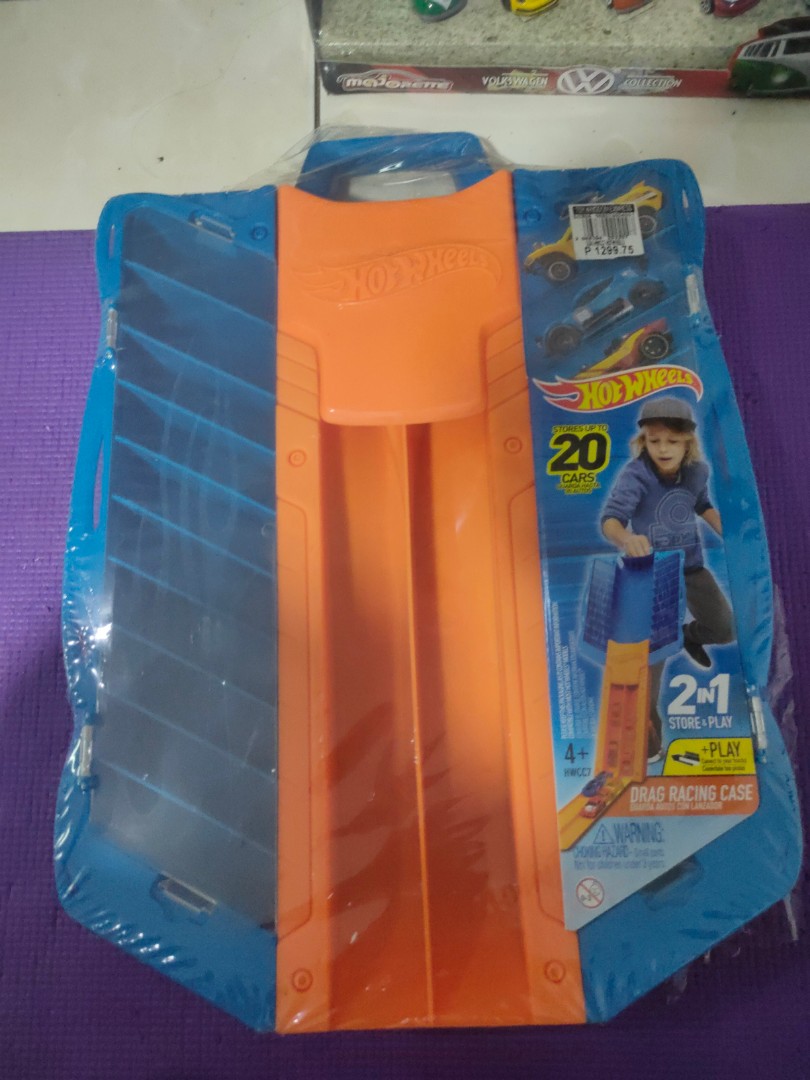 Hot wheels drag hot sale racing case