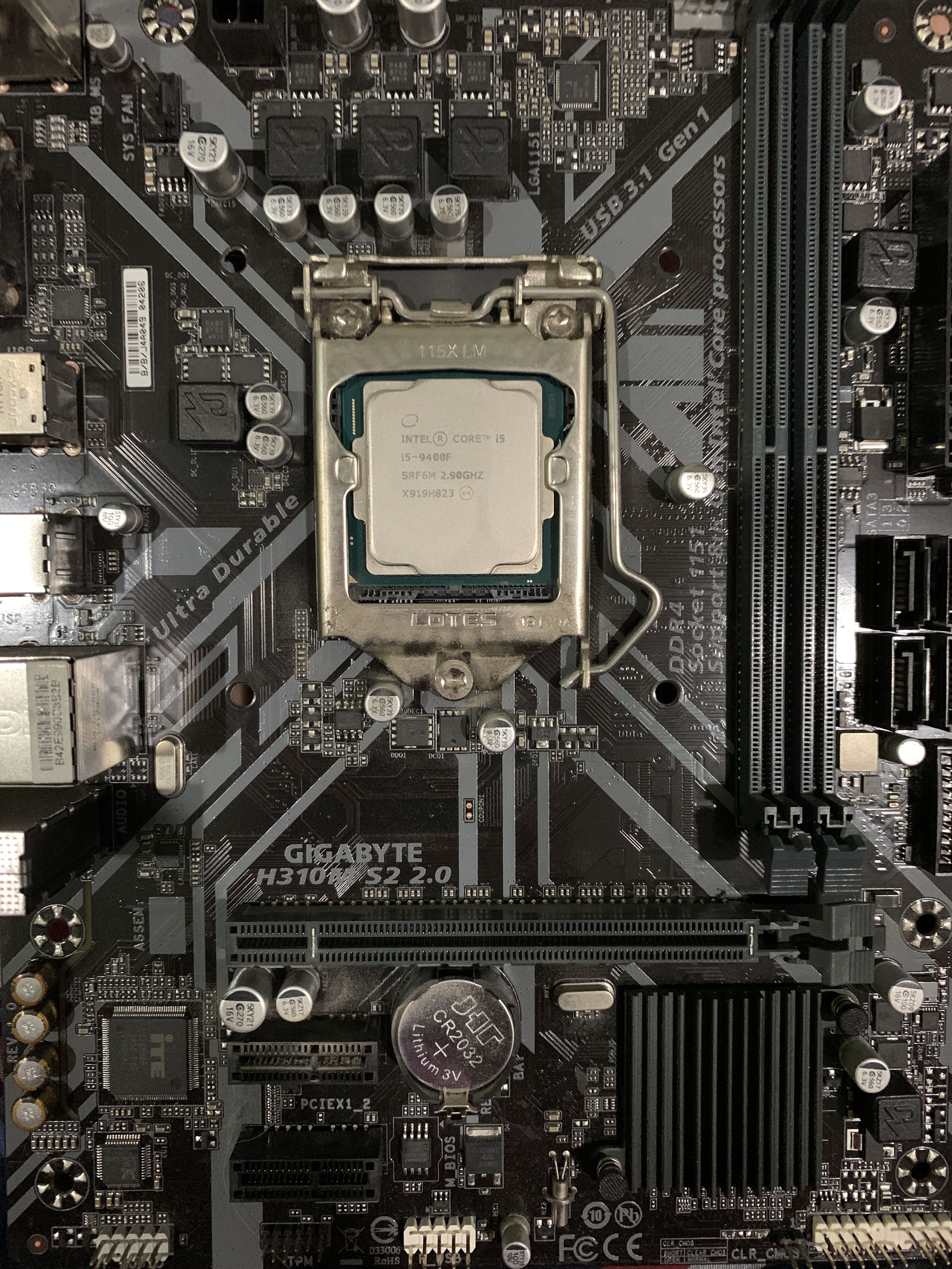 i5 9400f 2.9ghz Gigabyte H310M S2 2.0 Computers Tech Parts