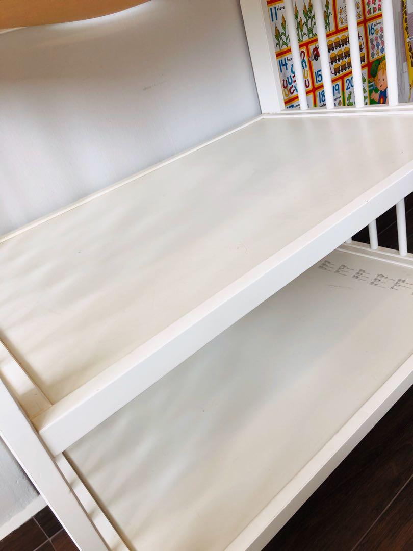 IKEA GULLIVER Changing Table, White, Babies & Kids, Bathing & Changing