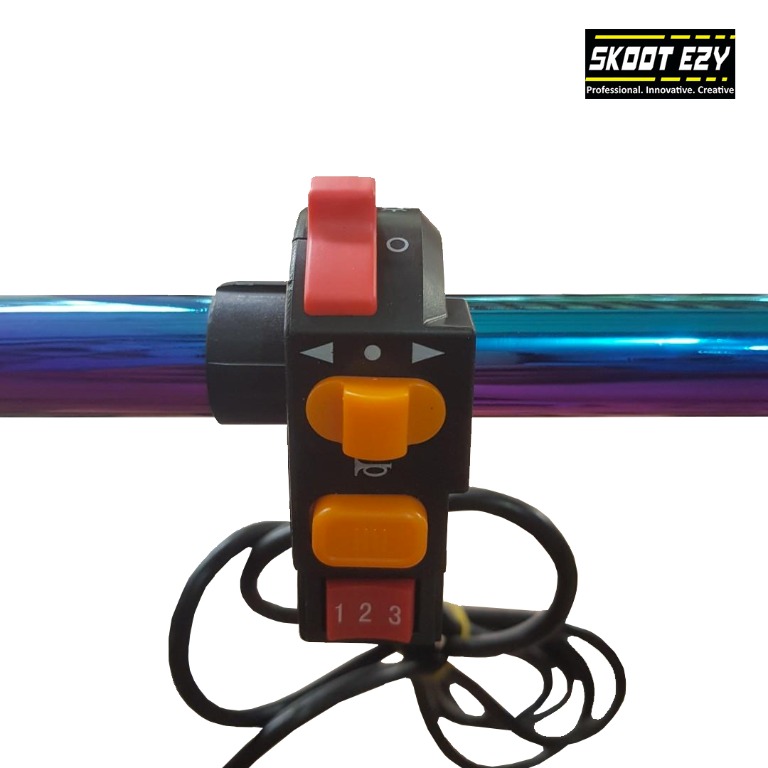 Various Ebike Escooter 123 Switch Light Switch Signal Switch 2 Way, 3 ...