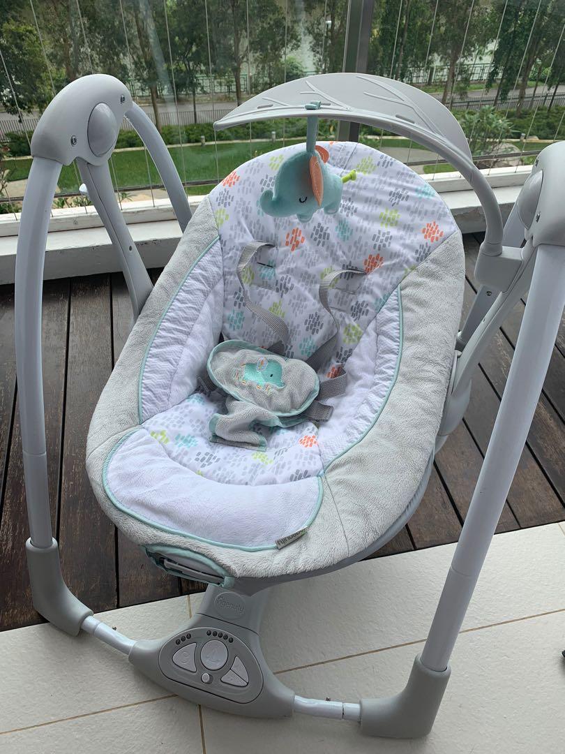 Ingenuity Swing N Go Portable Auto Swing Chair Babies Kids Infant Playtime On Carousell