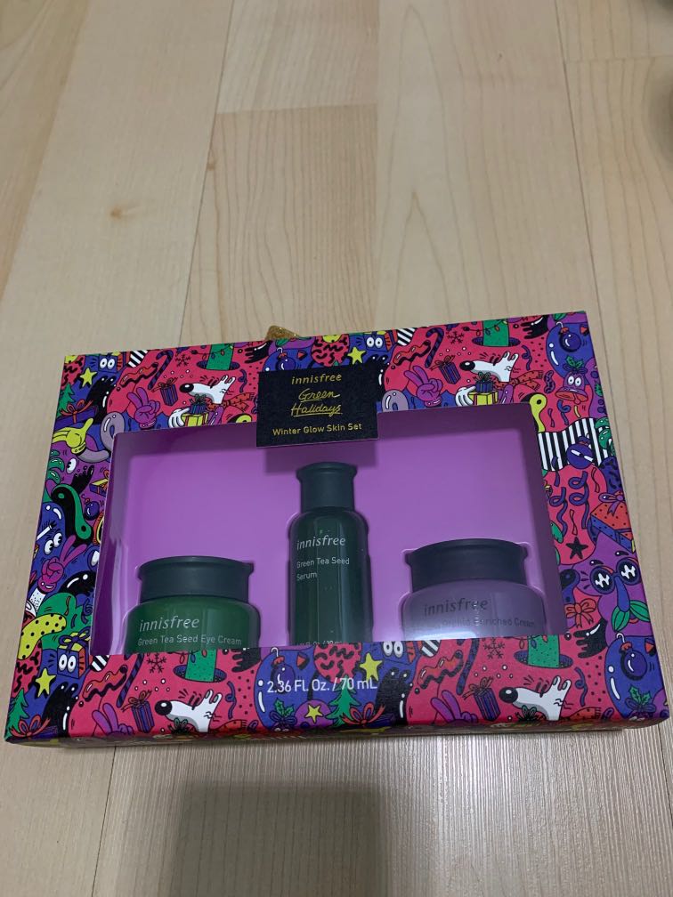 innisfree winter glow skin set