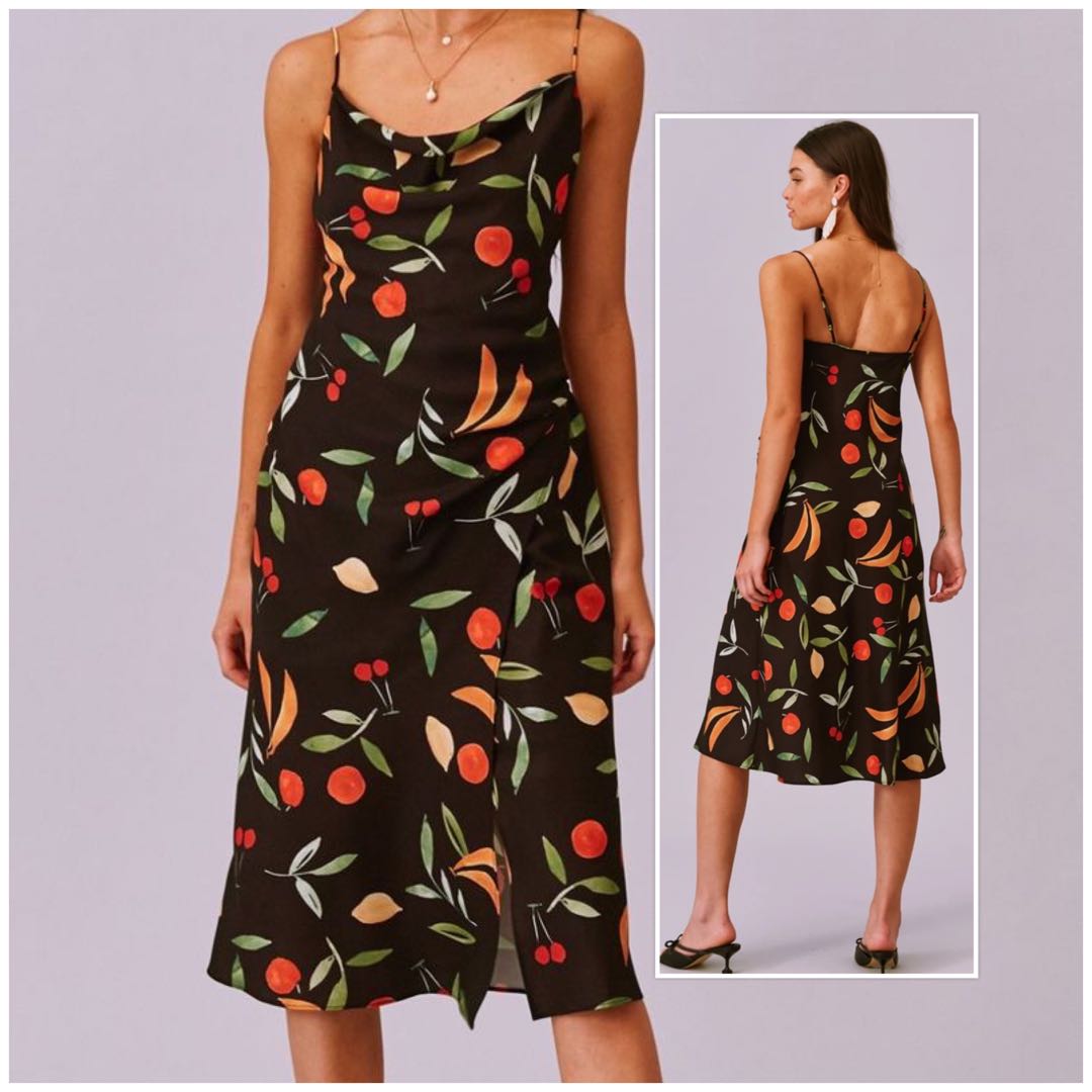 BNWT bought from site Finders Keepers CALYPSO MIDI DRESS black fruitbowl Women s Fashion Dresses Sets Dresses on Carousell