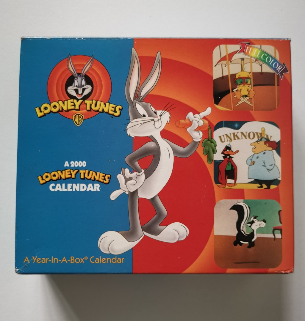 Looney Tunes Calendar A2000 A YearInABox Calendar Warner Brothers
