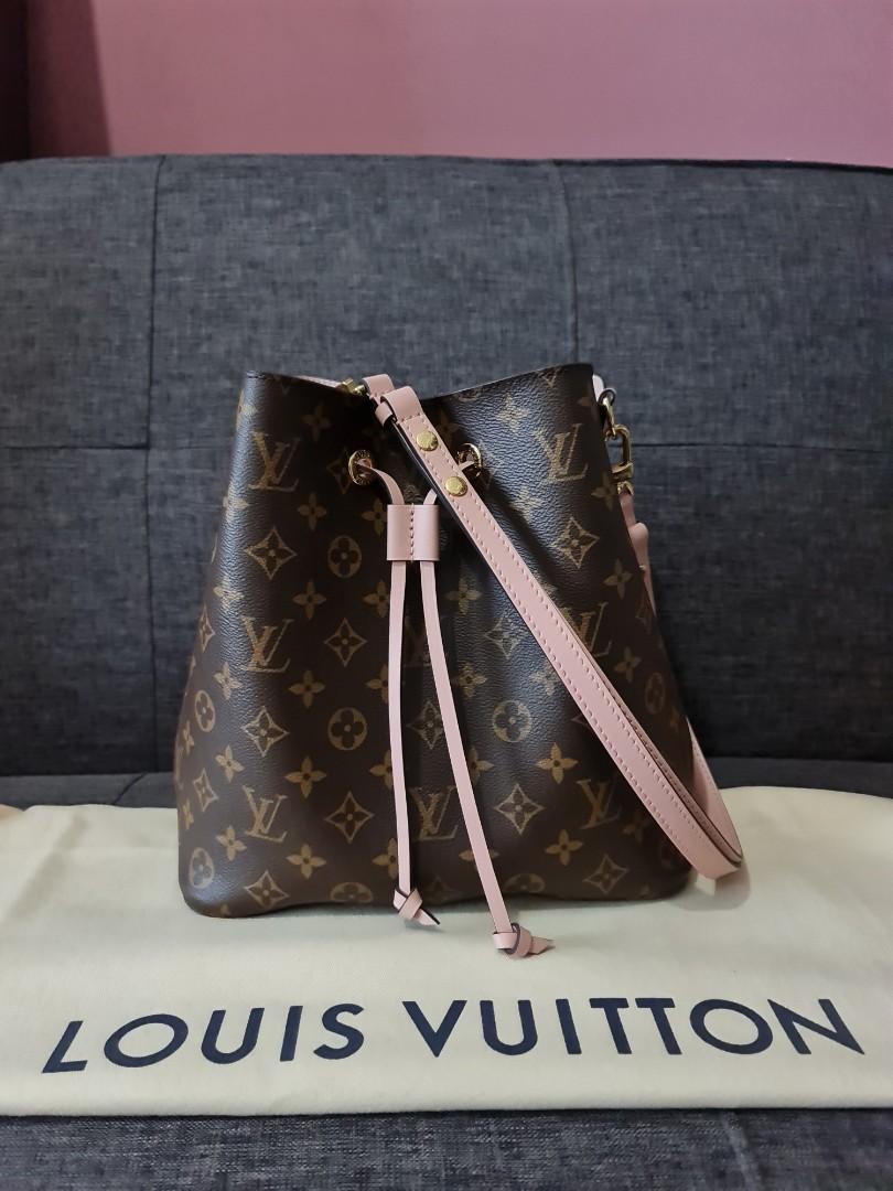3D model Louis Vuitton Neonoe MM Bag Monogram Rose Poudre Pink Leather VR /  AR / low-poly