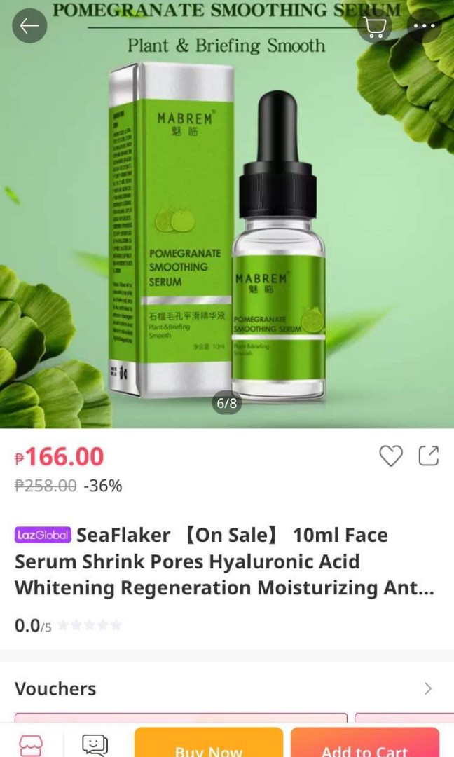 mabrem pomegranate smoothing serum