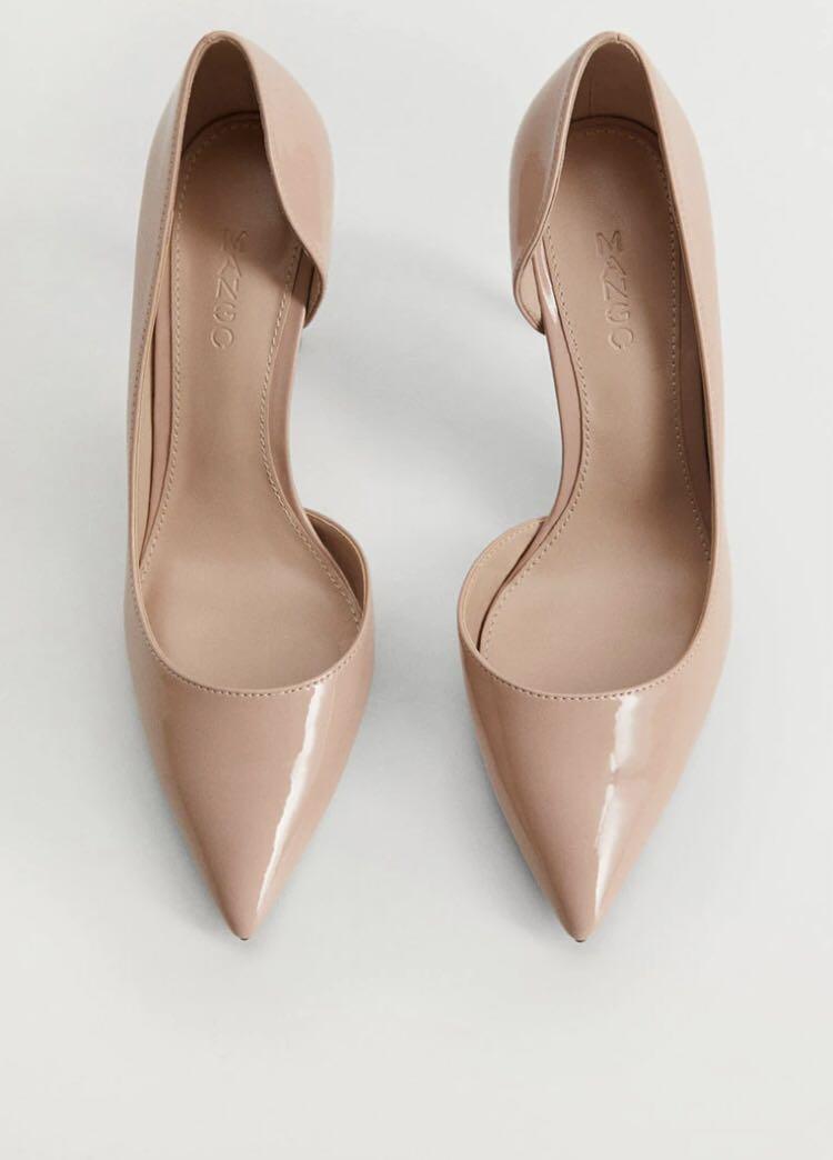 Mango Nude Heels, Women's Fashion, Footwear, Heels on Carousell