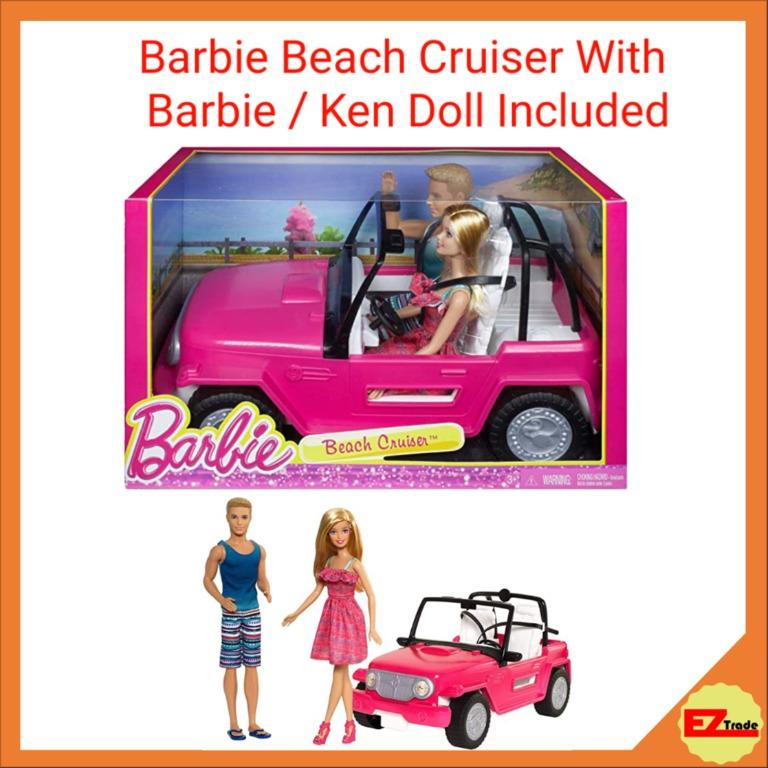 Barbie Beach Cruiser and Ken Doll