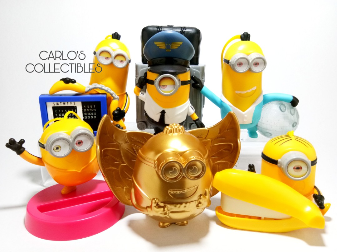 Minions The Rise Of Gru Desk Organizers Mcdonalds Happy Meal Collectibles Toys Games Toys On Carousell