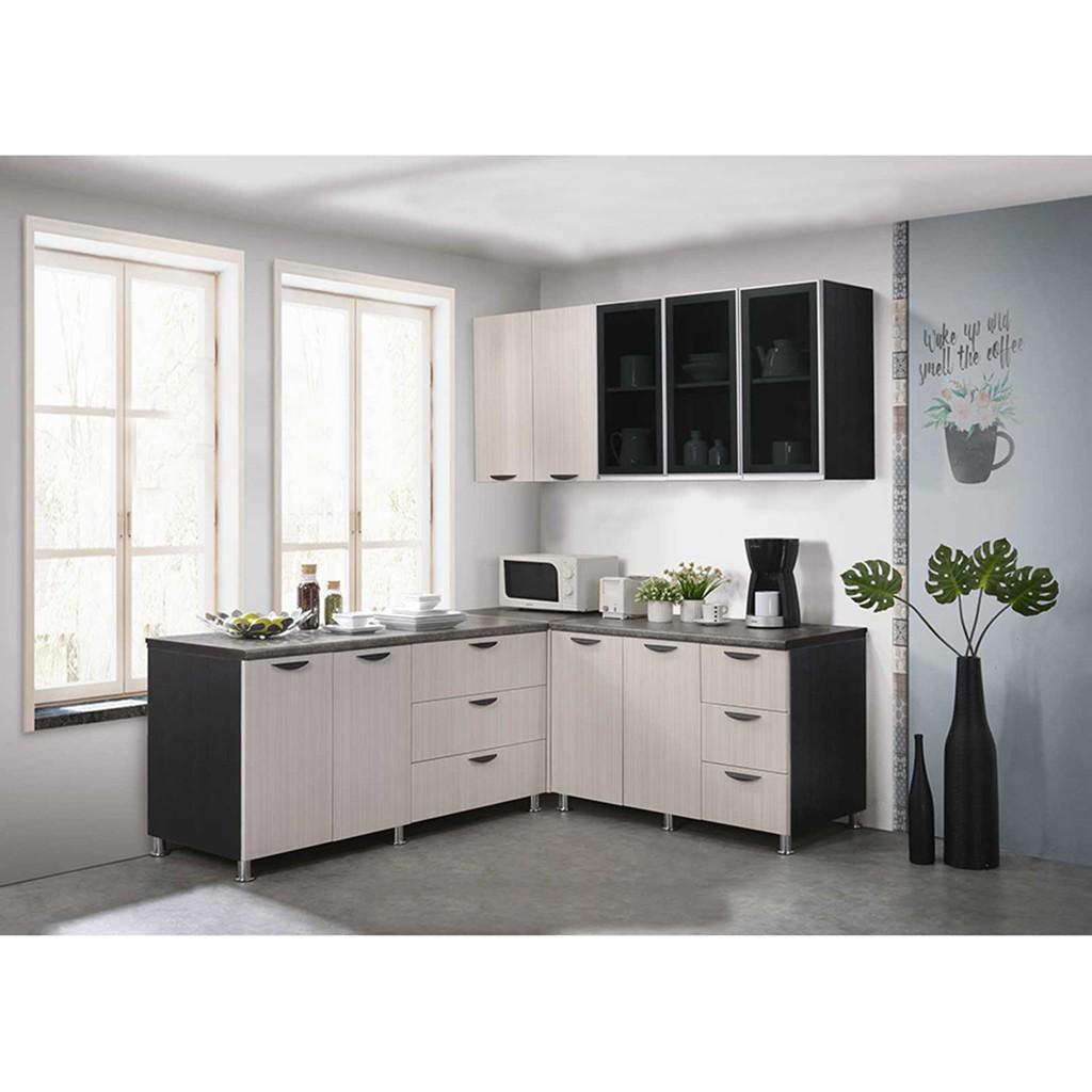 Modern L Shaped Kitchen Cabinet, Furniture, Others on Carousell