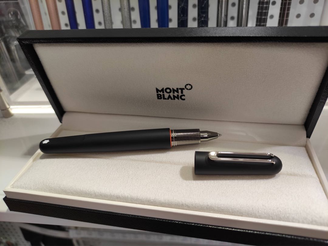 Montblanc M系列磁石蓋磨砂黑原子筆116564, 興趣及遊戲, 手作