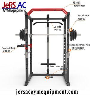Multifunctional Red Power Cage - home and gym equipment