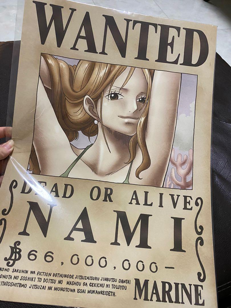 Nami Wanted Poster (Authentic), Hobbies & Toys, Toys & Games on Carousell