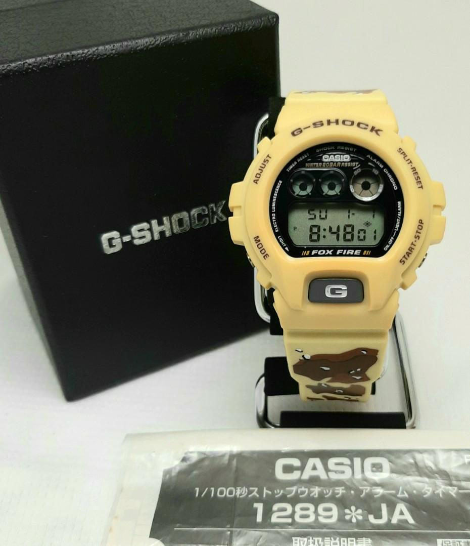 Sold New Old Stock G Shock Dw6900 Desert Camo Fox Fire Dw 6900 Made In Japan Men S Fashion Watches On Carousell