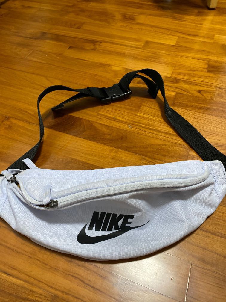 nike bum bag white