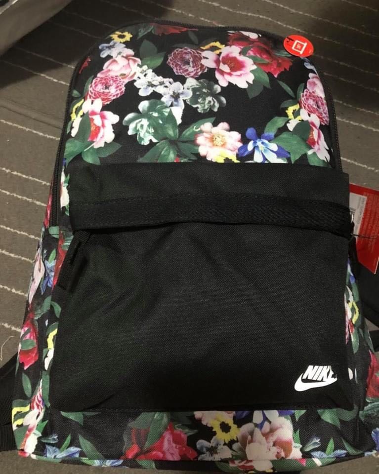 nike floral backpack