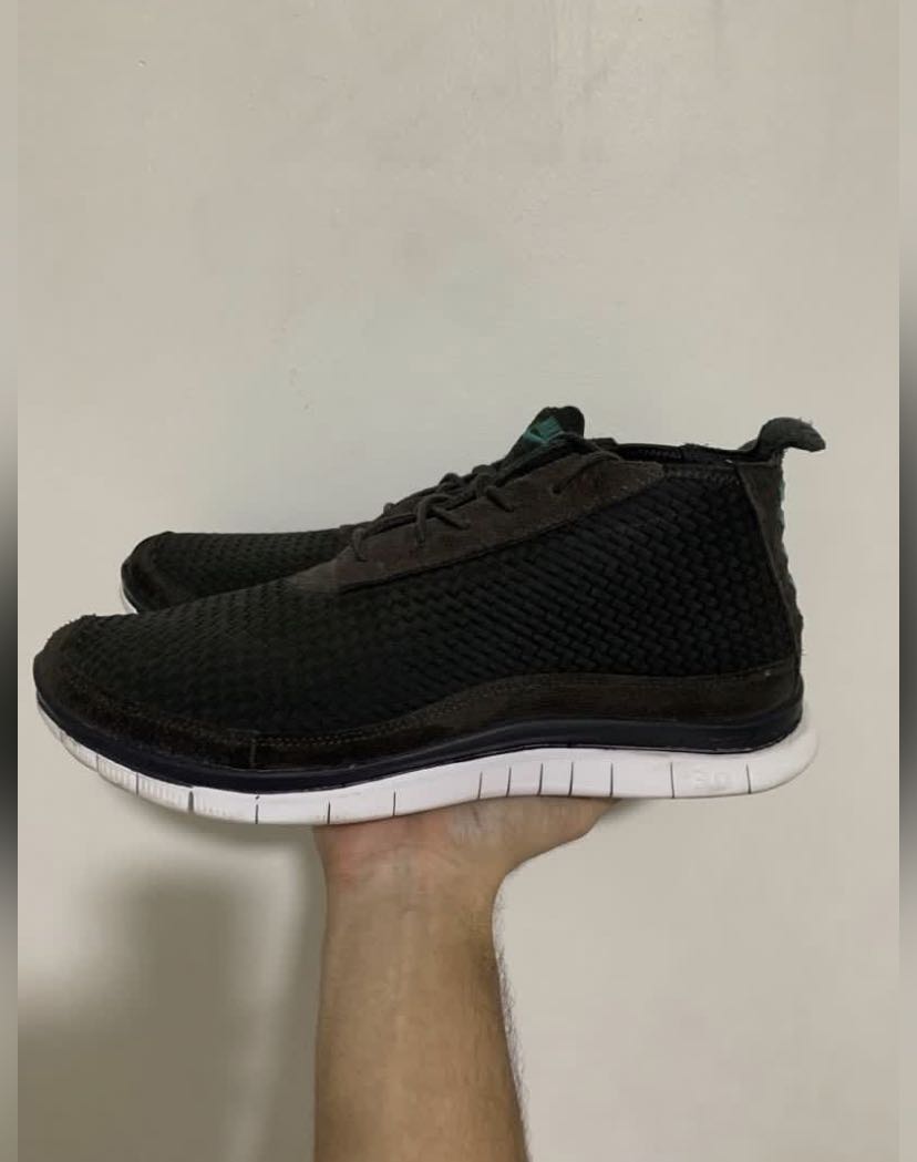 Free chukka woven grey top