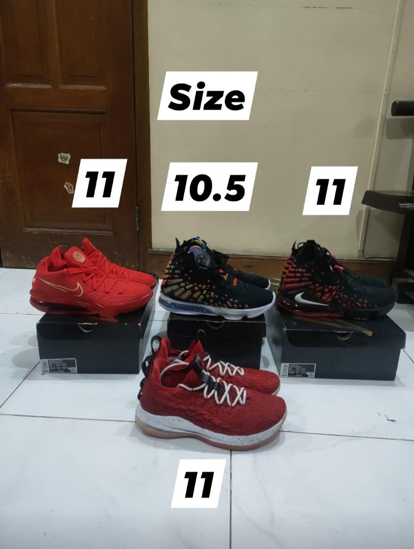 Lebron 15 low size 6 store