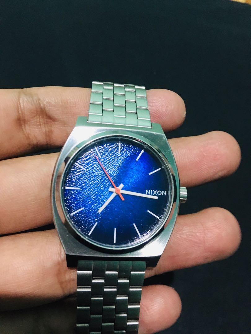 Nixon time cheap teller blue