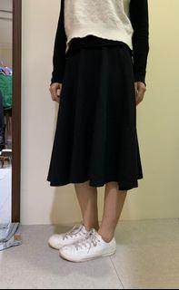 (nnnm.8888)有厚度黑長裙