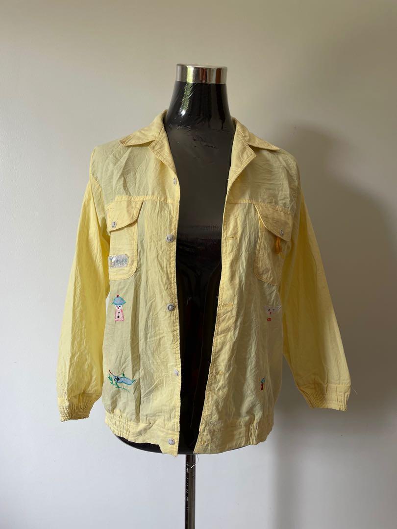 pastel yellow jacket
