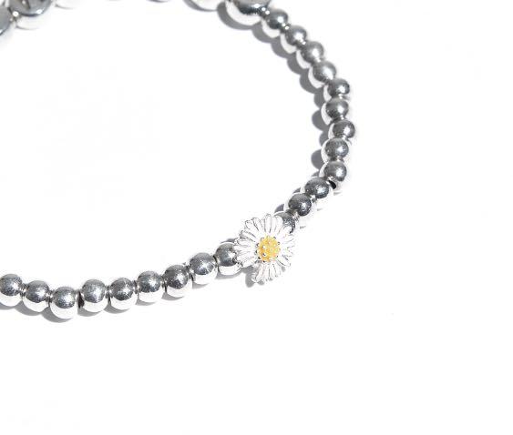 Peaceminusone- PMO ALPHABET BRACELET #1 SILVER (Size: S), 興趣及