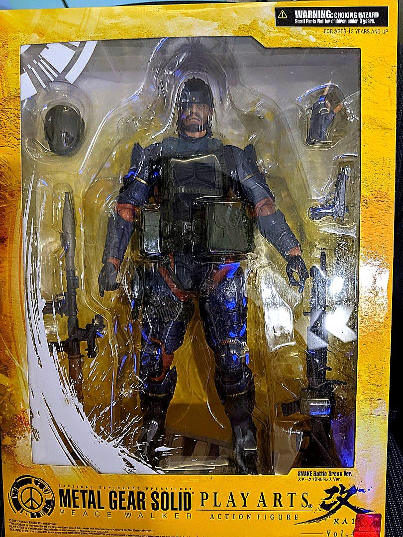 Play Arts Kai Metal Gear Solid Peace Walker Snake Battle Dress Version Hobbies Toys Toys Games On Carousell