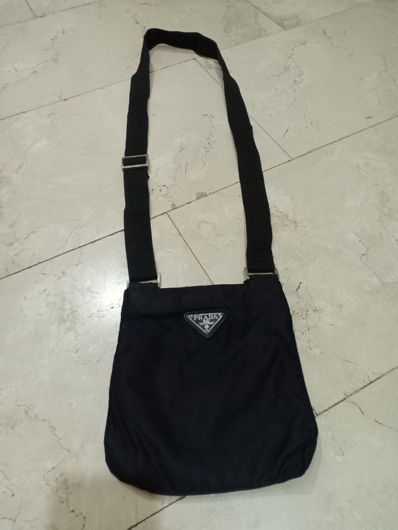Prada sling sales bag black