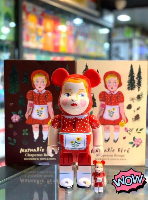 🔥READY STOCK🔥 Nathalie Lete Chaperon 400% & 100% Bearbrick