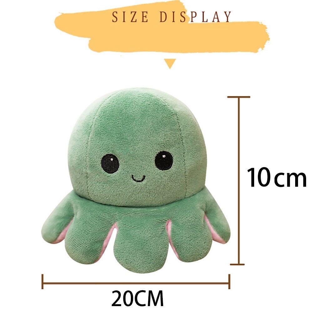 mad and happy stuffed animal