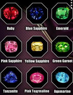 Ruby Sapphire Emerald stones