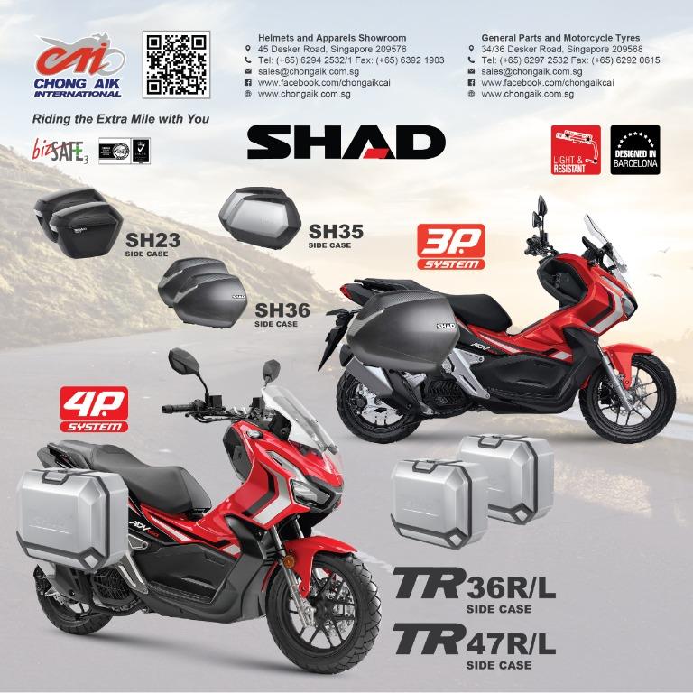 Moto Gully GIVI Singapore Honda ADV 150 Crash Bar Heavy Duty Top Rack