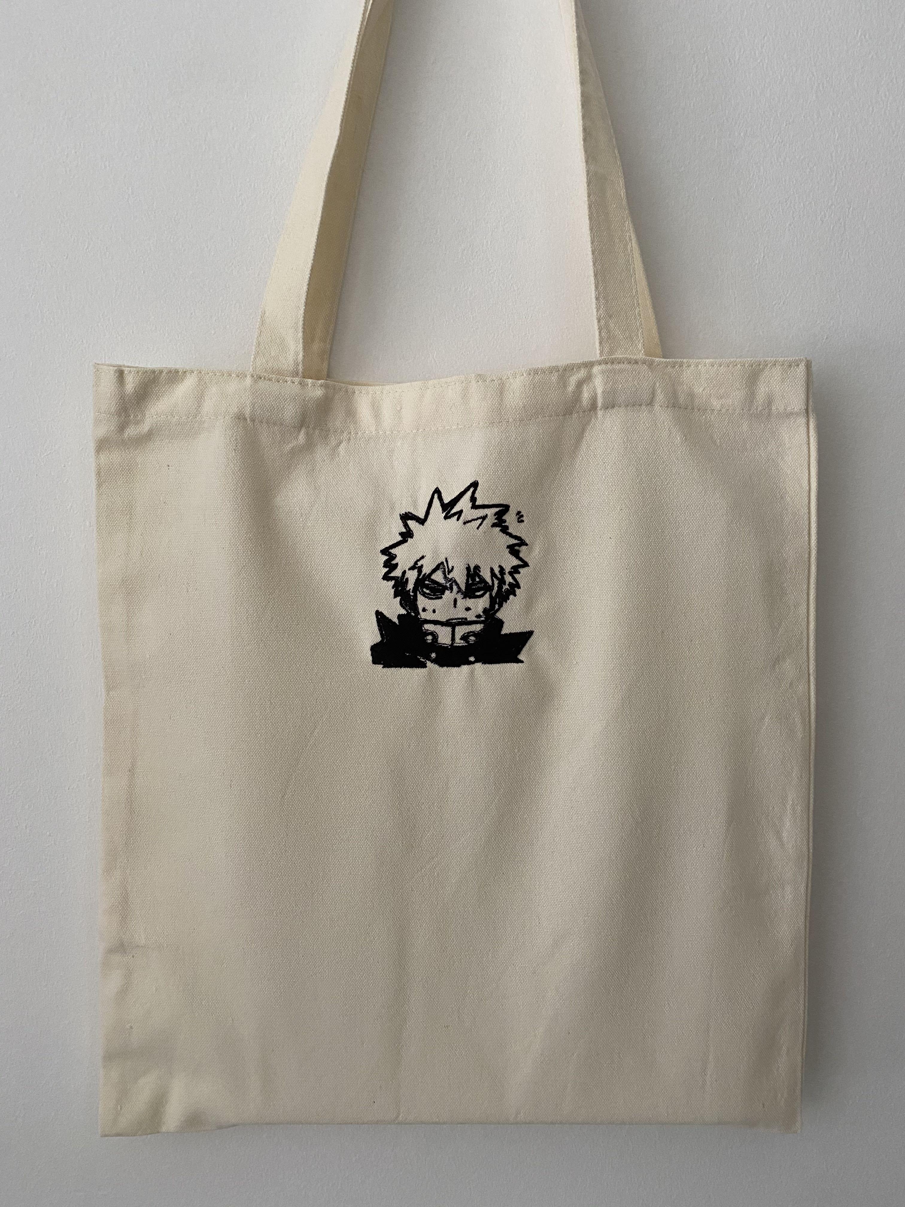 Tote Bag Hero Academia, Bakugo Tote Bag, Shopper Bakugo, Shopping Bag