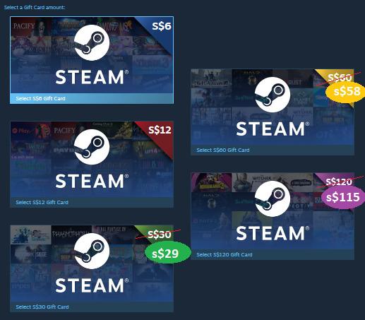 Steam Gift Card No GST, Cheaper Than Top Up, Video Gaming ...