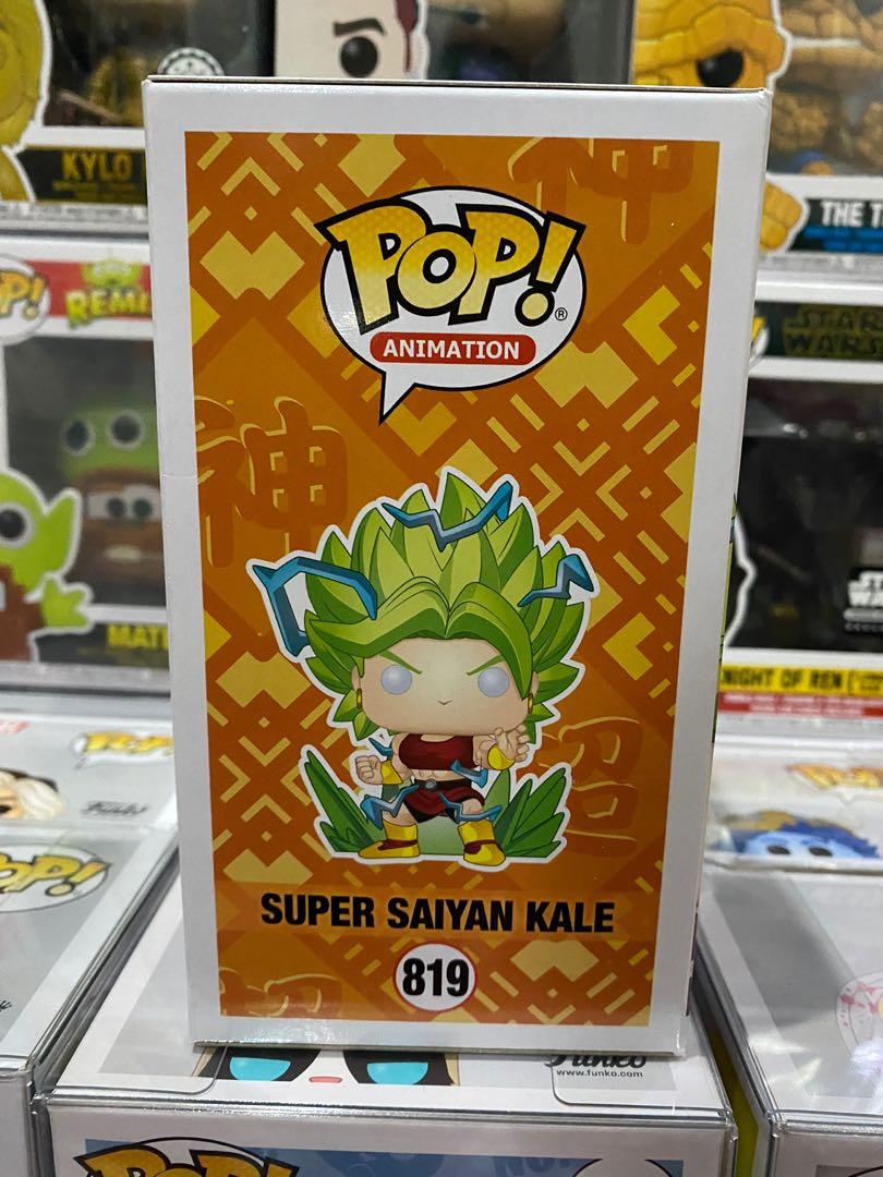 funko pop dragon ball z super saiyan kale glow chase chalice collectibles exclusive
