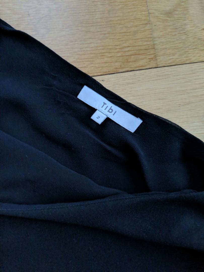 tibi one shoulder top