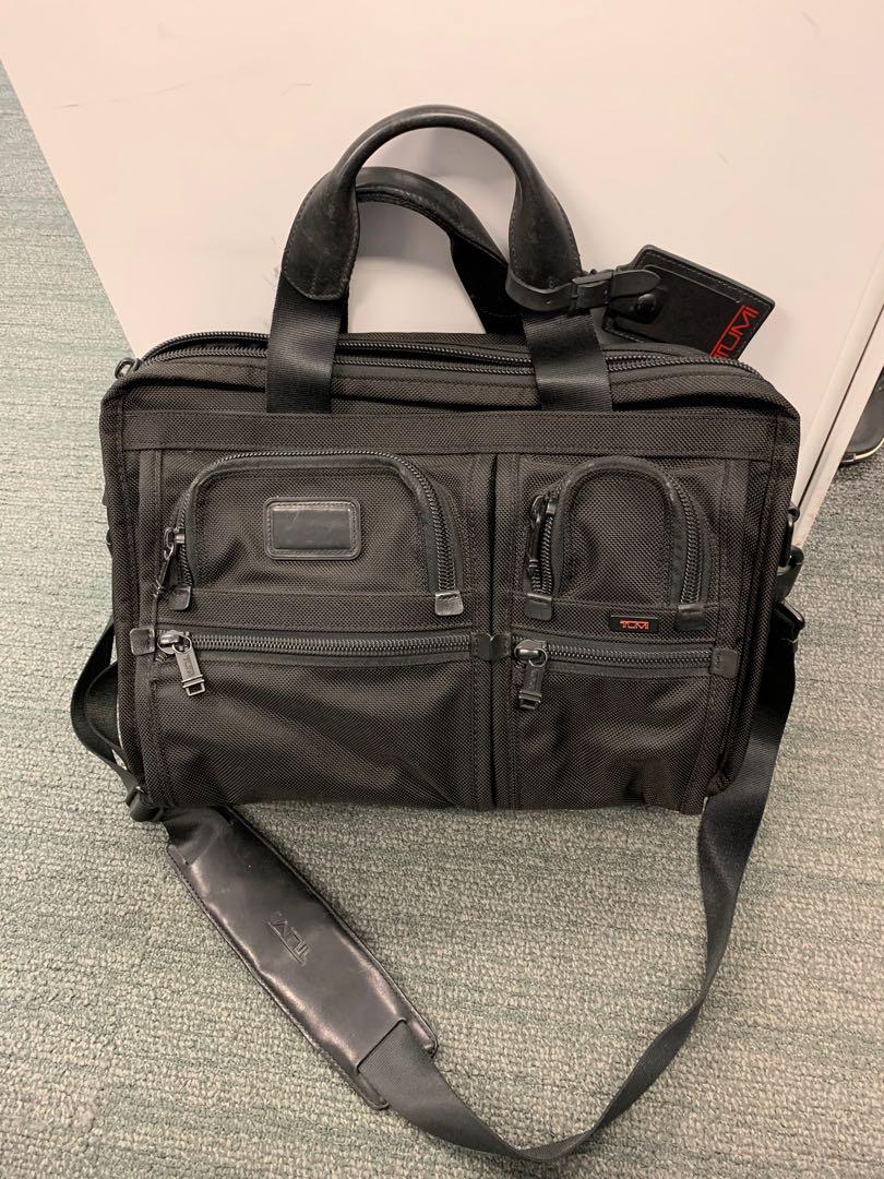 Tumi Alpha expandable briefcase 26141DH, Men's Fashion, Bags & Wallets ...