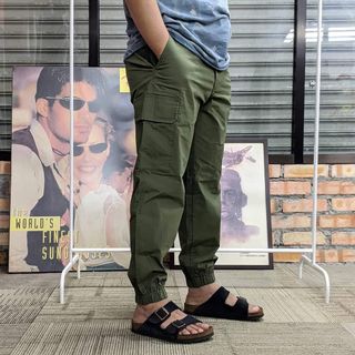 ezy wide fit cargo jogger pants